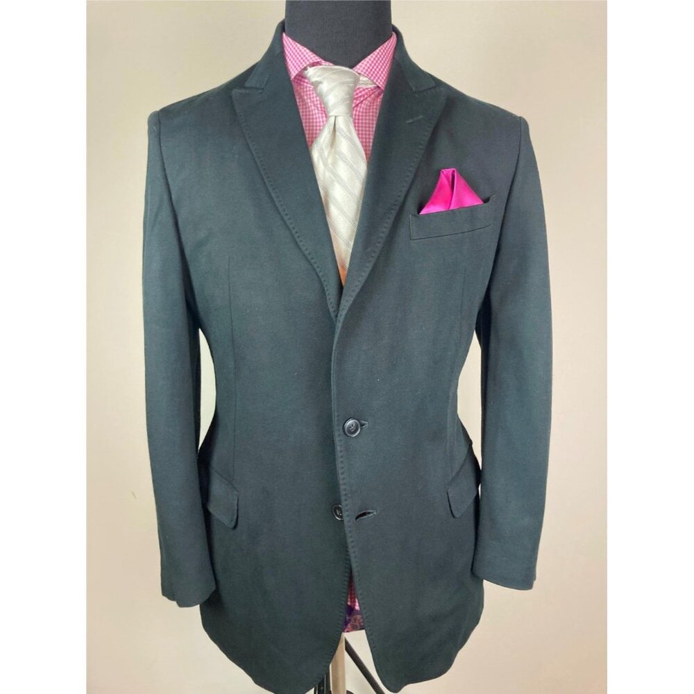 ARMANI Collezioni Black Modern 2Btn Sport Jacket 44 S / R